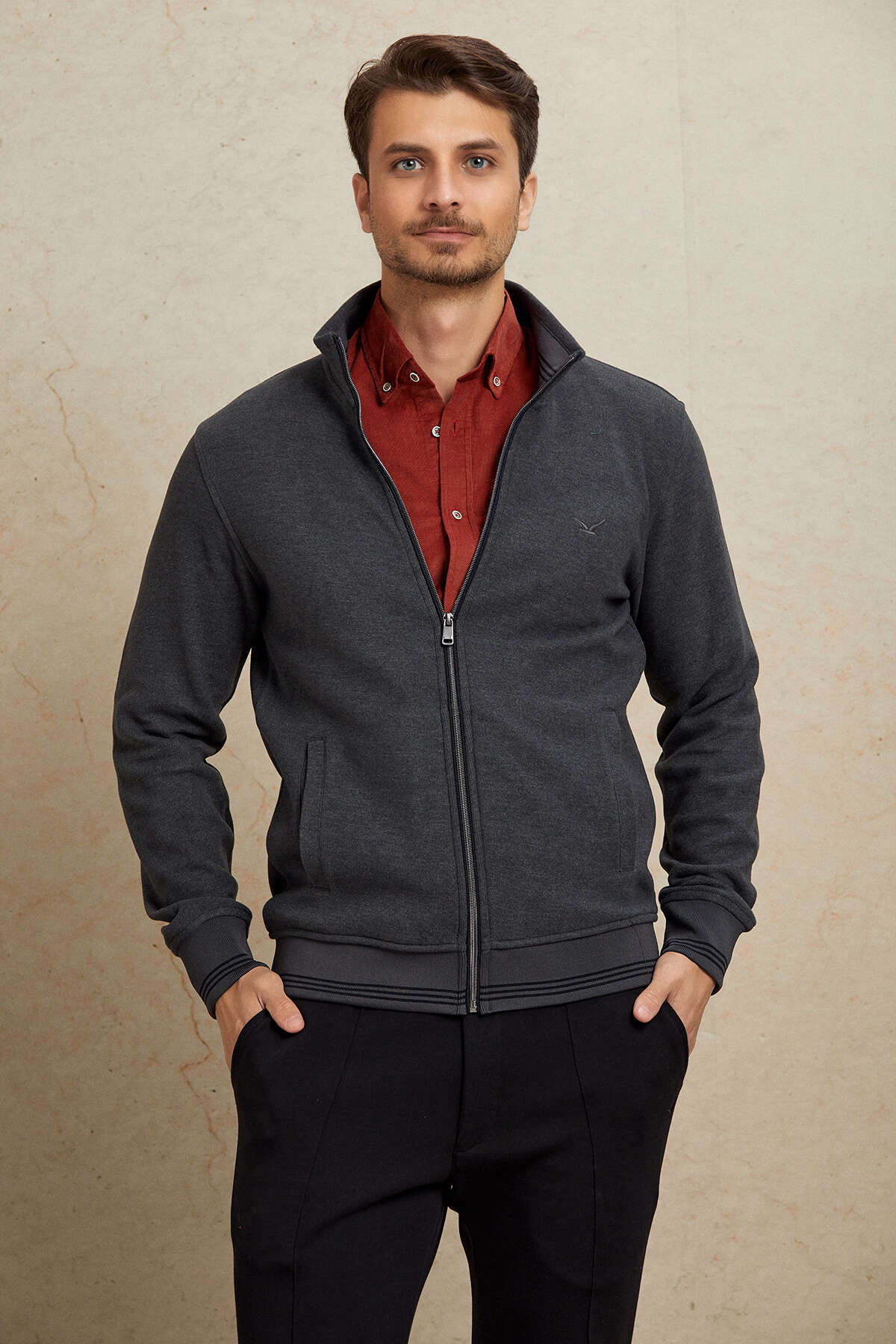 Antrasit Sweatshirt - SMILE
