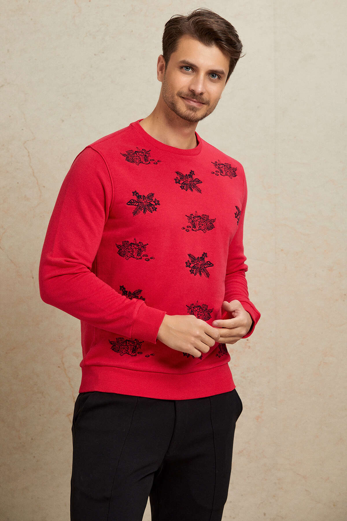 Fuşya Sweatshirt - SMILE (2)