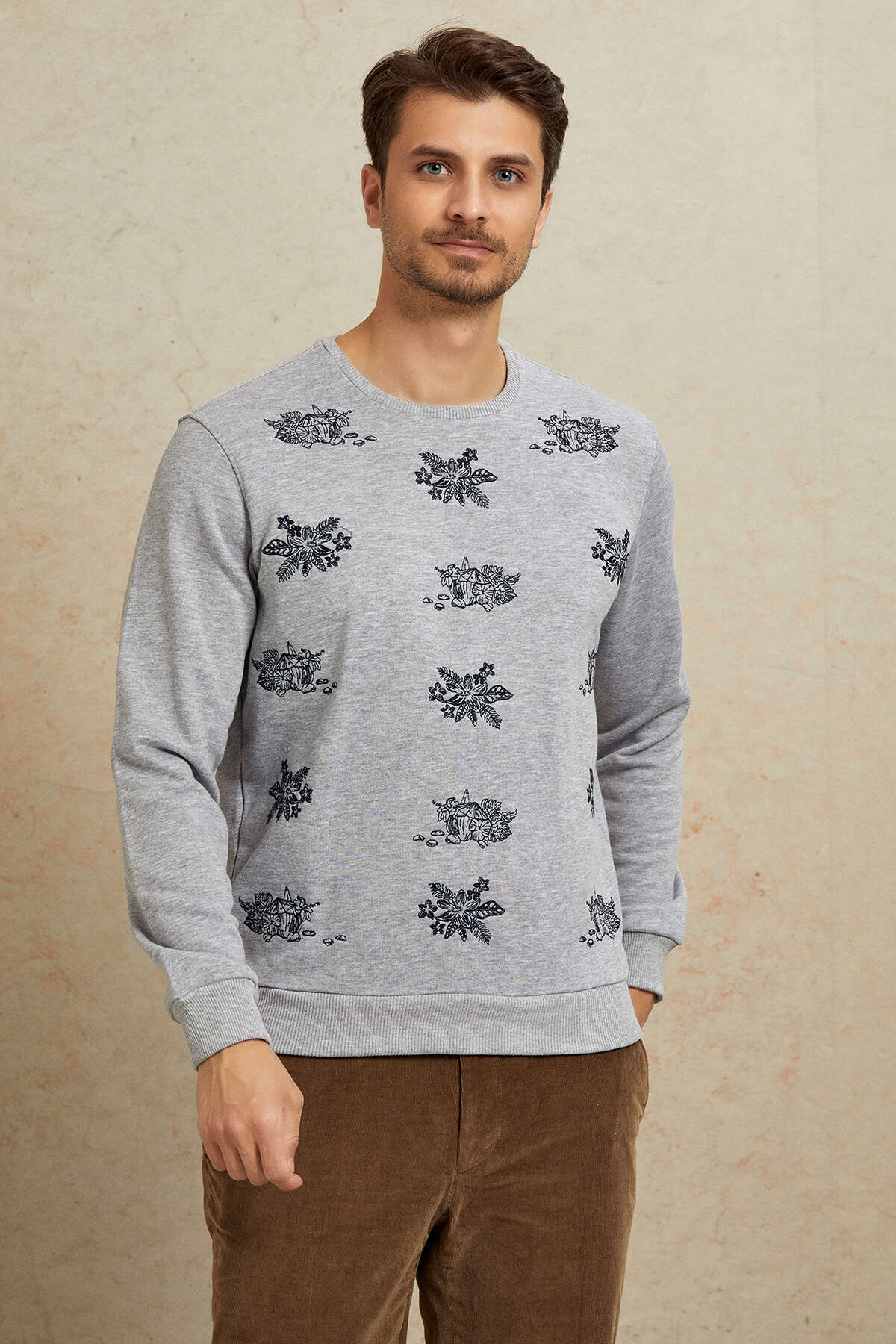 Gri Melanj Sweatshirt 