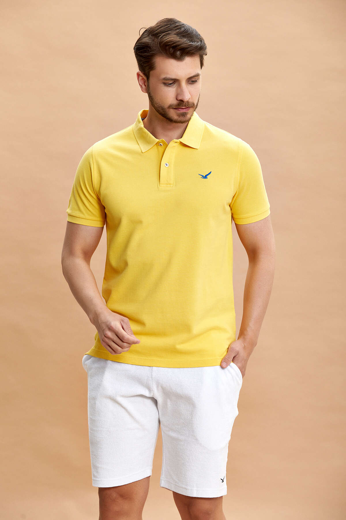 Sarı Polo Tişört - SMILE (2)