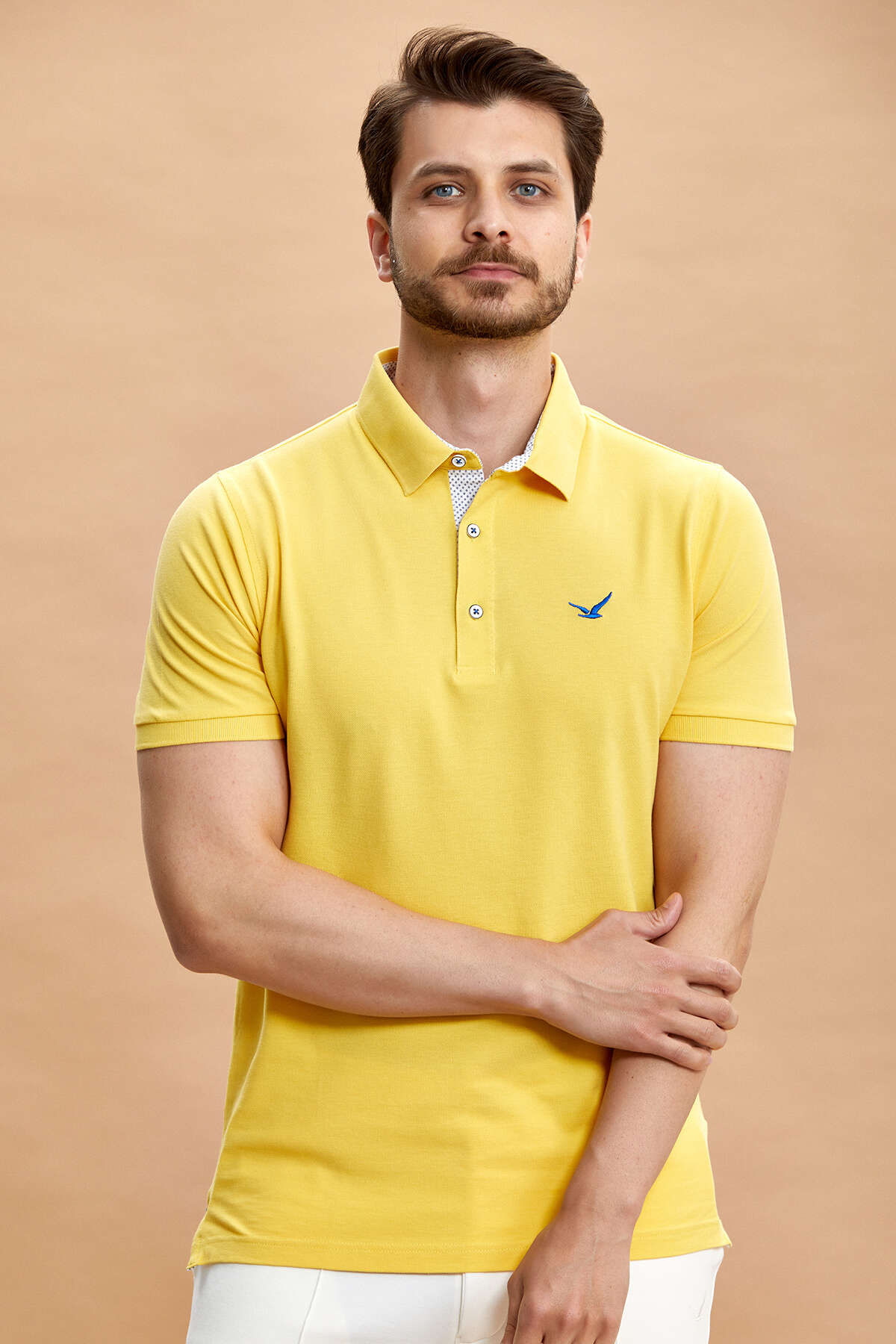Sarı Polo Tişört - SMILE (2)