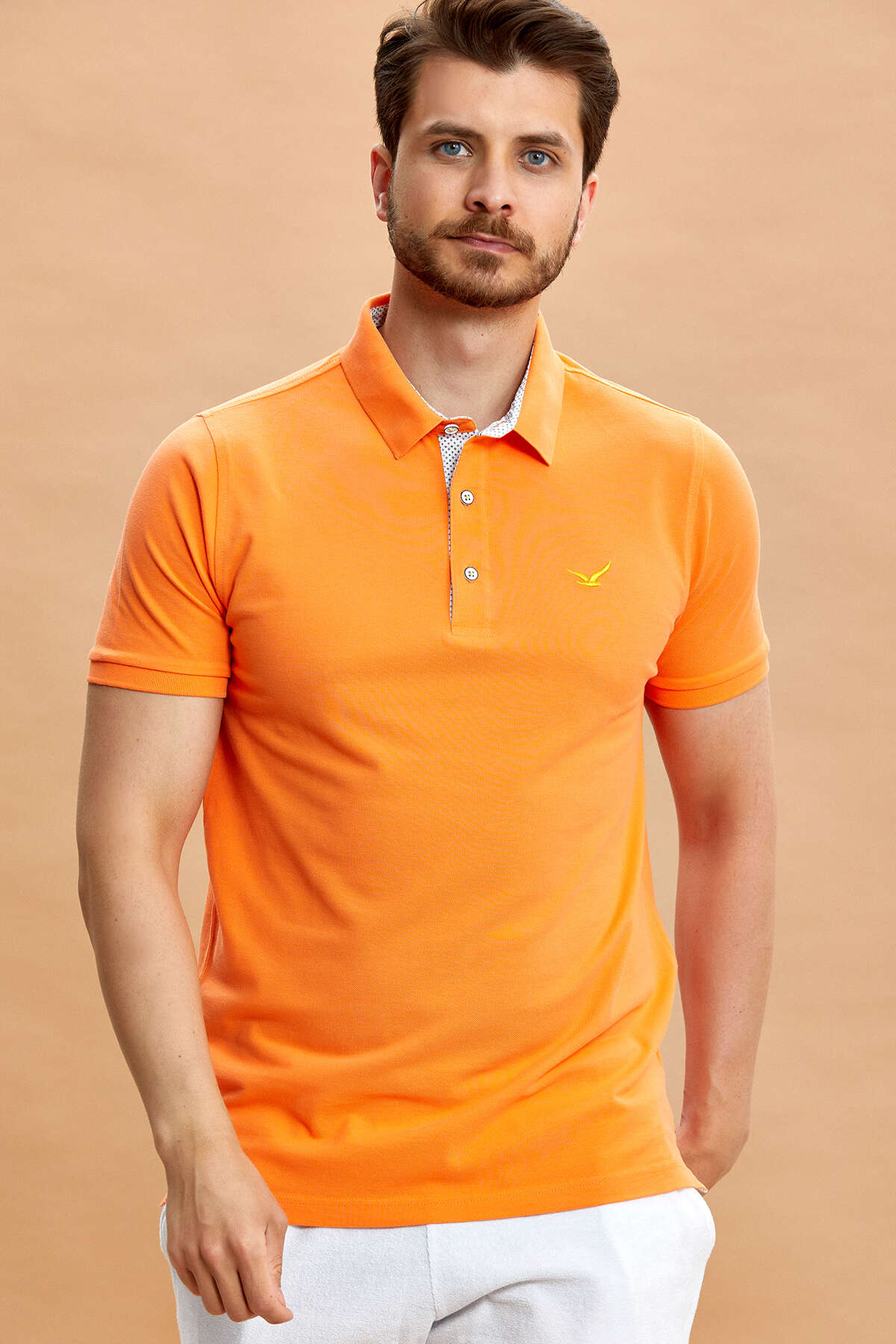 Turuncu Polo Tişört - SMILE (2)