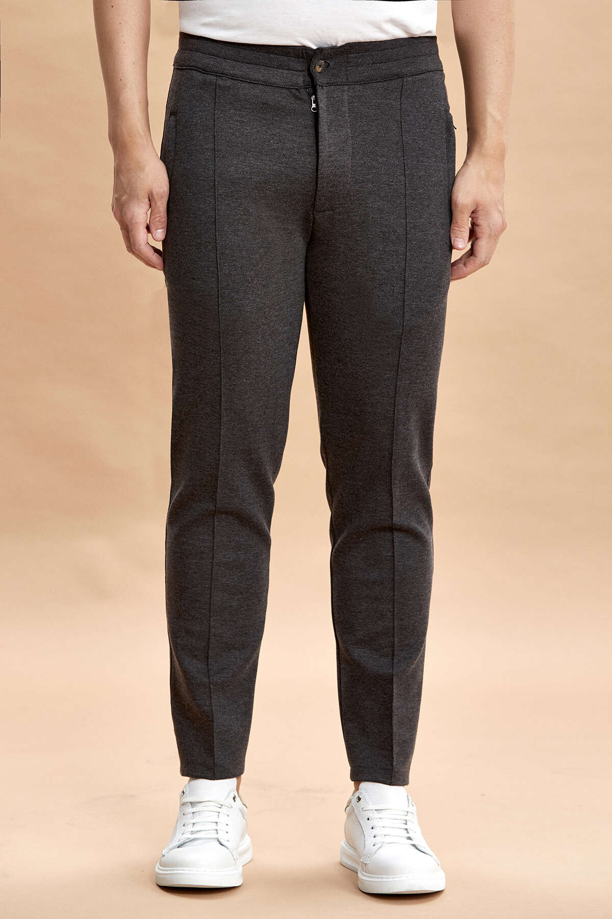 Antrasit Sweat Pantolon - SMILE (2)