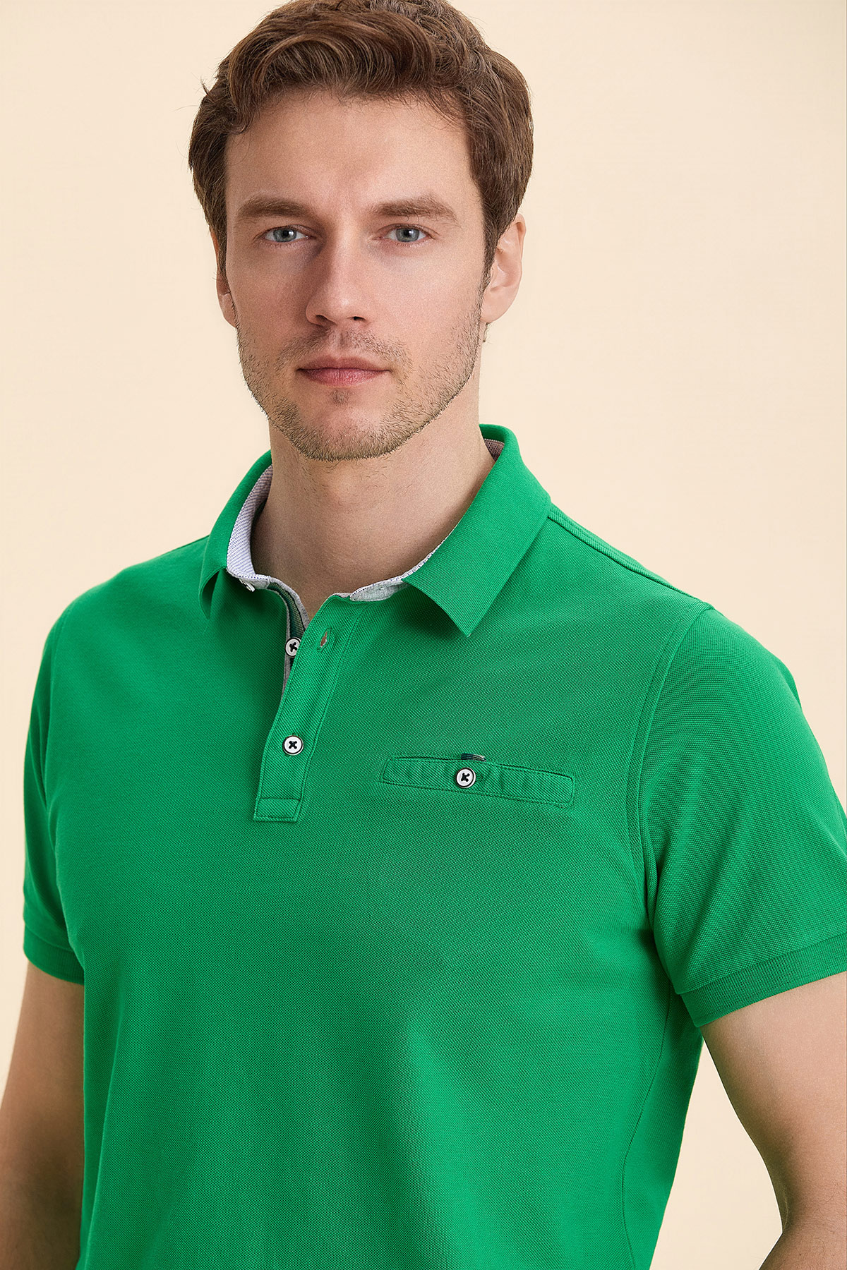 Yeşil Polo Tişört - SMILE