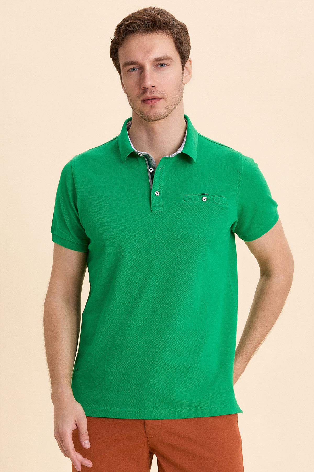 Yeşil Polo Tişört - SMILE (2)