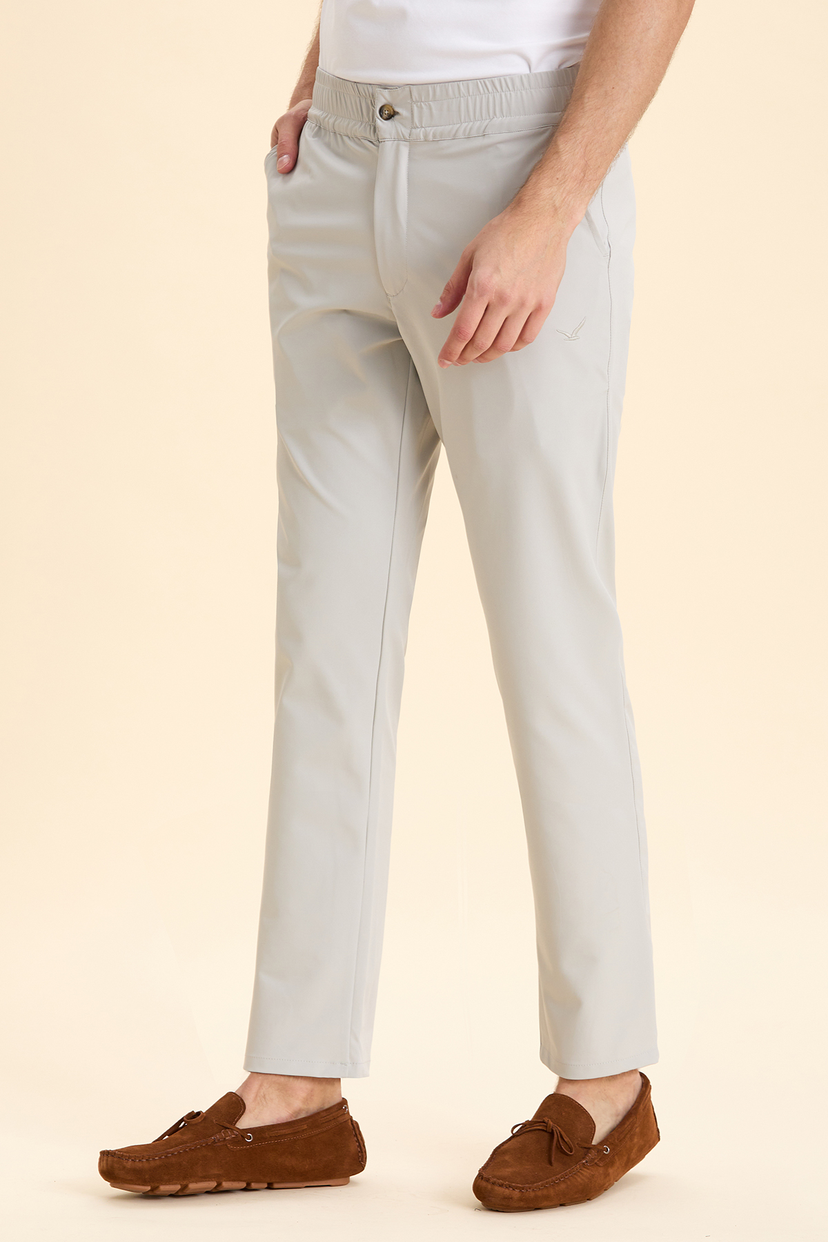 Taş Rengi Casual Pantolon - SMILE (2)
