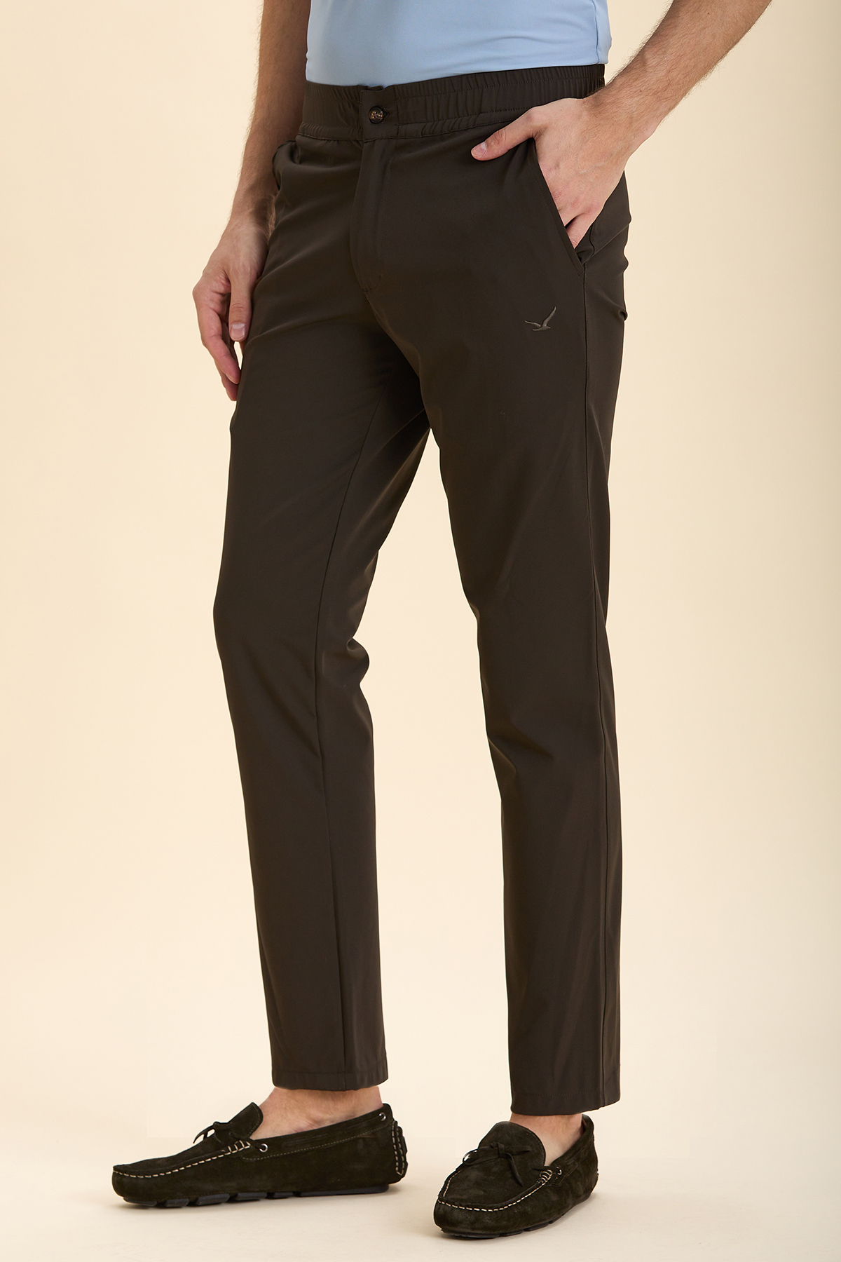 Kahverengi Casual Pantolon - SMILE (2)