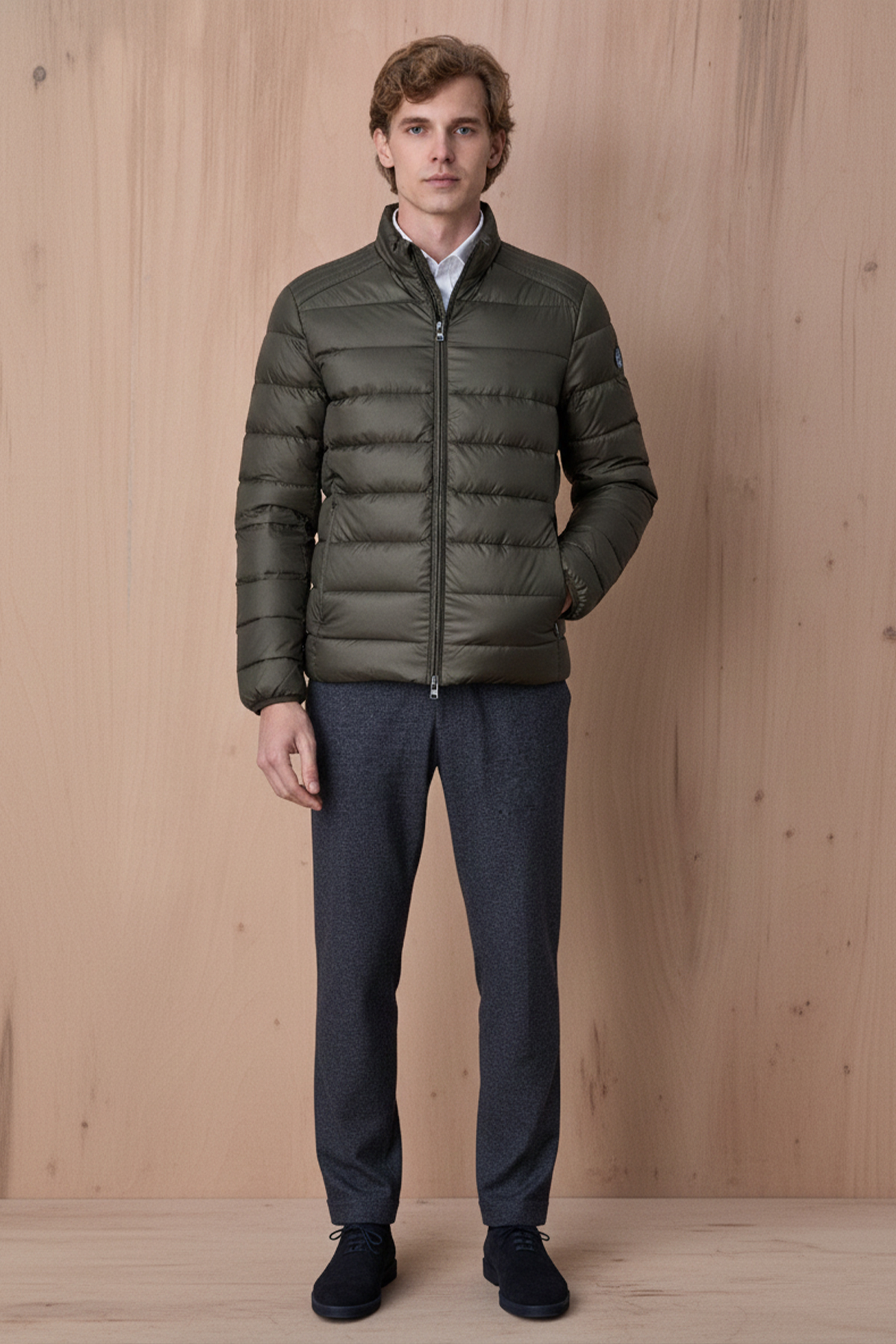 Haki Şişme Mont - SMILE (2)